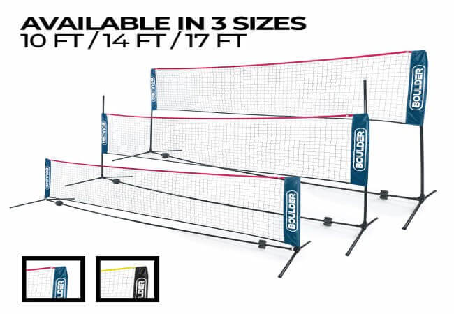 BOULDER PORTABLE BADMINTON NET SET REVIEW