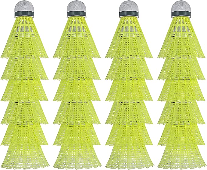 Top 5 Badminton Shuttlecocks of 2023 - HIRALIY 24 PACK NYLON BADMINTON SHUTTLECOCKS amazon
