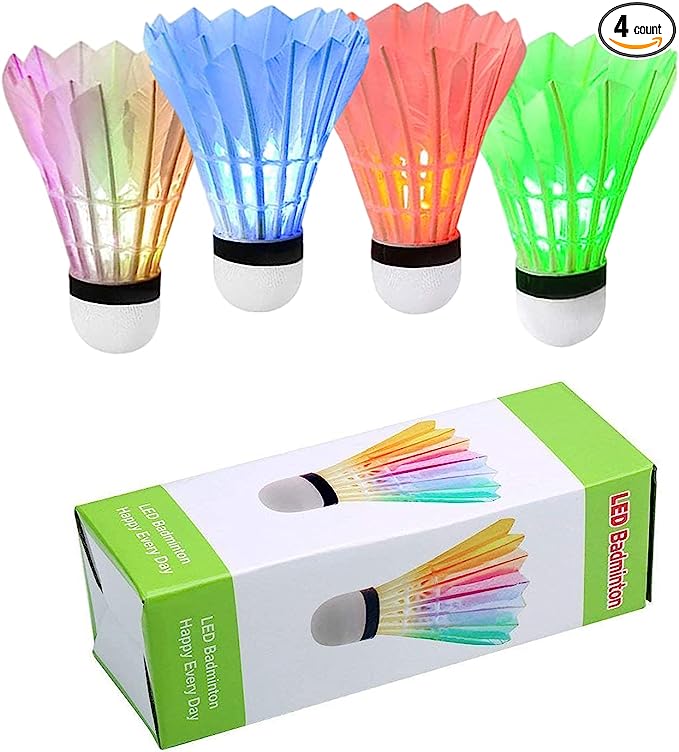The ZHENAN LED Feather Badminton Shuttlecocks