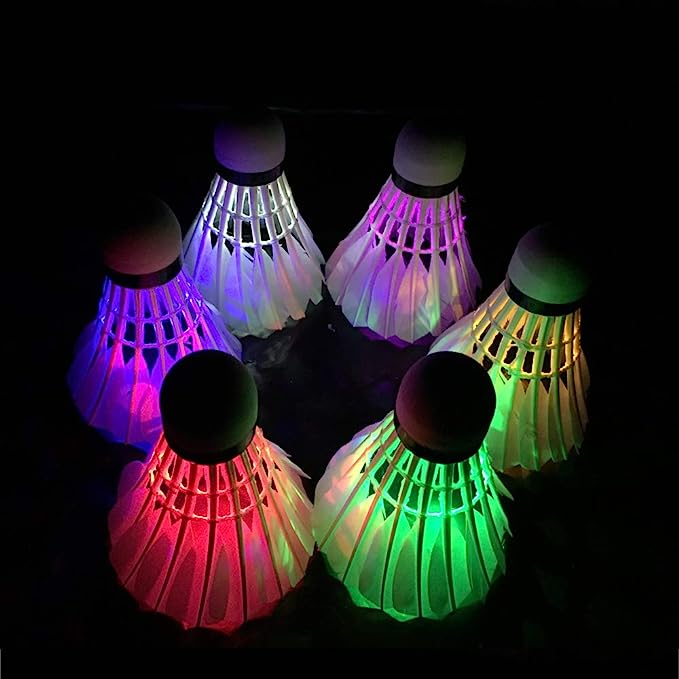 Zhenan 6 pack LED badminton shuttlecocks review - LED badminton shuttlecocks